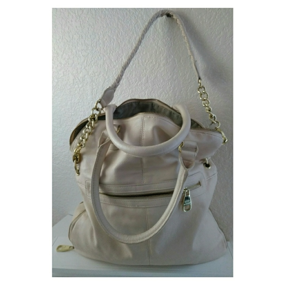 Steven Madden Fold over Large Tote